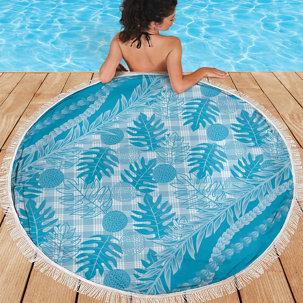 Hawaii Breadfruit Palaka Beach Blanket Polu Maile Lei - Polynesian Pride