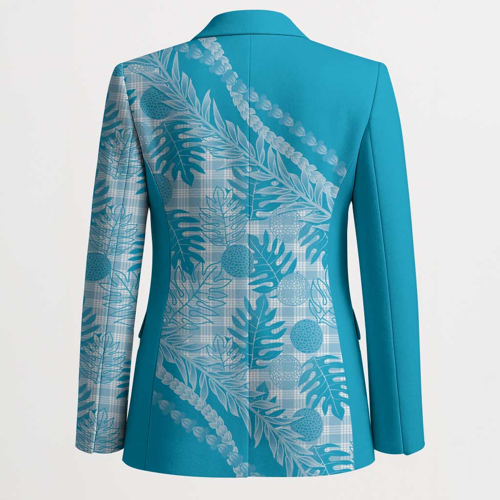 Hawaii Breadfruit Palaka Blazer Polu Maile Lei - Polynesian Pride