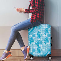 Hawaii Breadfruit Palaka Luggage Cover Polu Maile Lei - Polynesian Pride