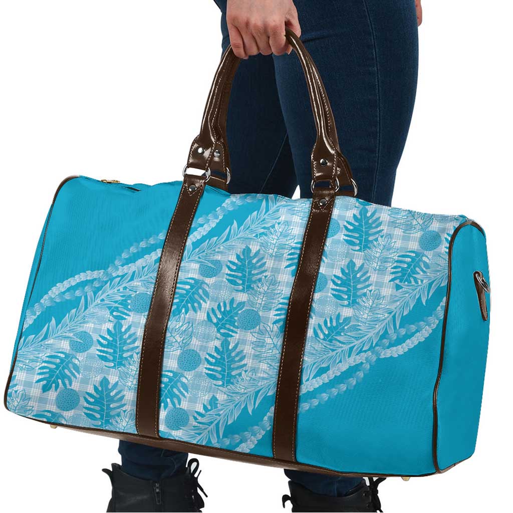 Hawaii Breadfruit Palaka Travel Bag Polu Maile Lei - Polynesian Pride