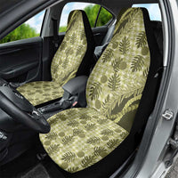 Hawaii Breadfruit Palaka Car Seat Cover Omaomao Maile Lei - Polynesian Pride