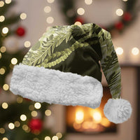 Hawaii Breadfruit Palaka Christmas Santa Hat Omaomao Maile Lei - Polynesian Pride