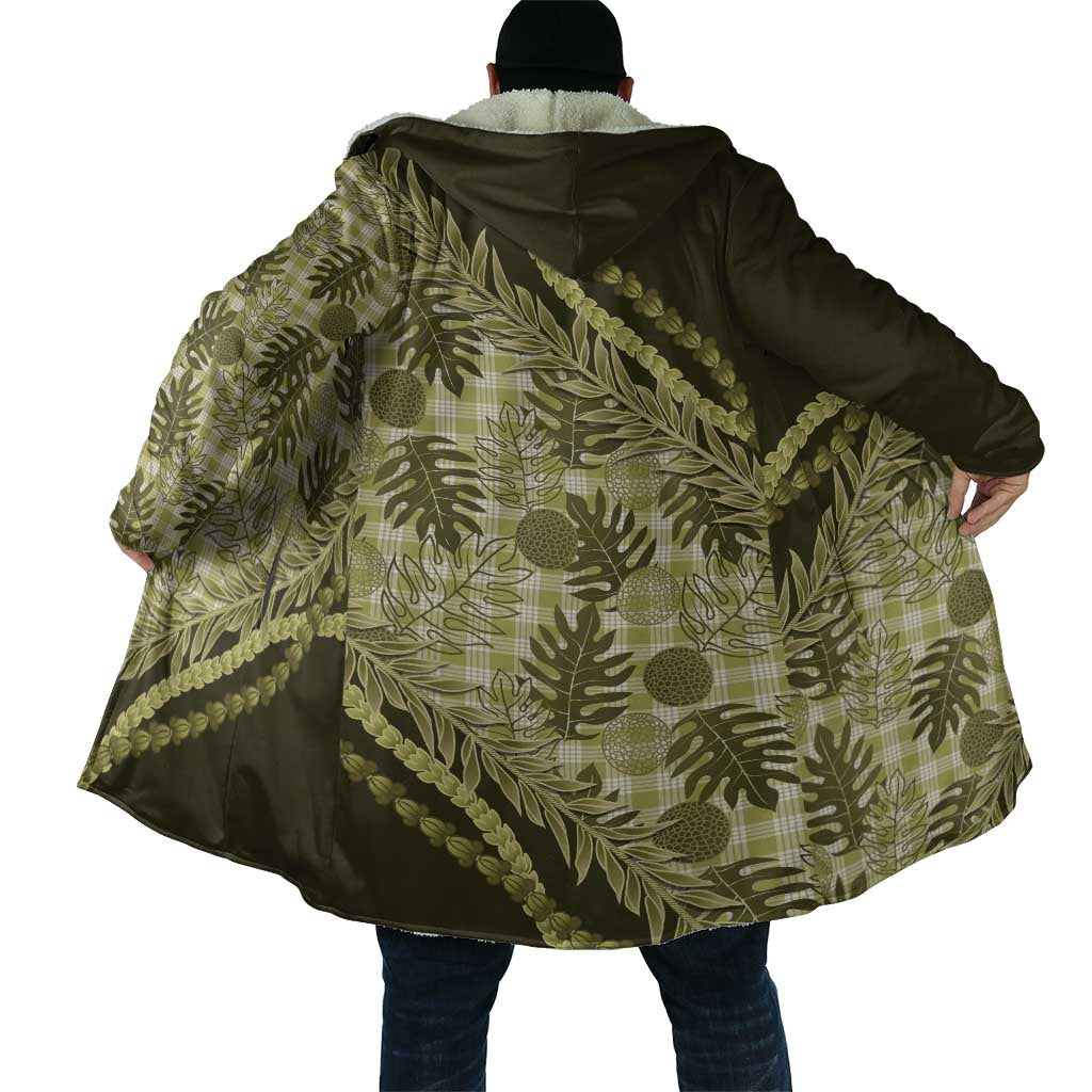 Hawaii Breadfruit Palaka Cloak Omaomao Maile Lei - Polynesian Pride