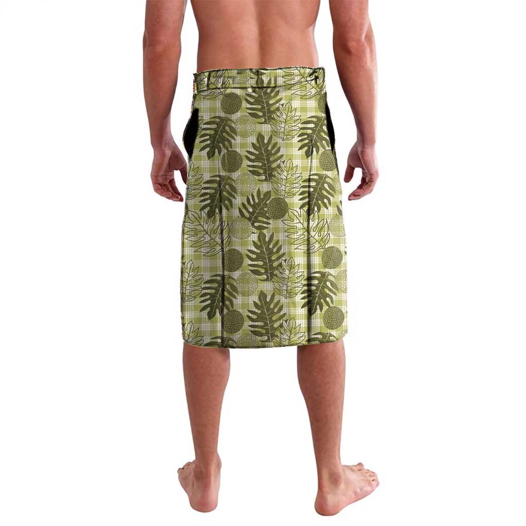 Hawaii Breadfruit Palaka Lavalava Omaomao Maile Lei - Polynesian Pride