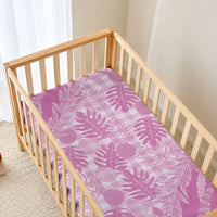 Hawaii Breadfruit Palaka Baby Bed Cover Omaomao Ulaula Maile Lei LT9 - Polynesian Pride