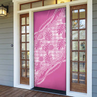 Hawaii Breadfruit Palaka Door Cover Omaomao Ulaula Maile Lei - Polynesian Pride