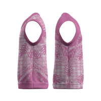 Hawaii Breadfruit Palaka Christmas Knitted V-Neck Vest Omaomao Ulaula Maile Lei LT9 - Polynesian Pride