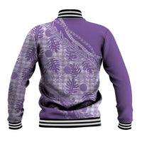 Hawaii Breadfruit Palaka Baseball Jacket Poni Maile Lei - Polynesian Pride