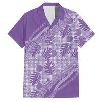 Hawaii Breadfruit Palaka Family Matching Mermaid Dress and Hawaiian Shirt Poni Maile Lei - Polynesian Pride