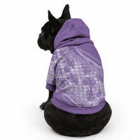 Hawaii Breadfruit Palaka Pet Hoodie Poni Maile Lei LT9 - Polynesian Pride
