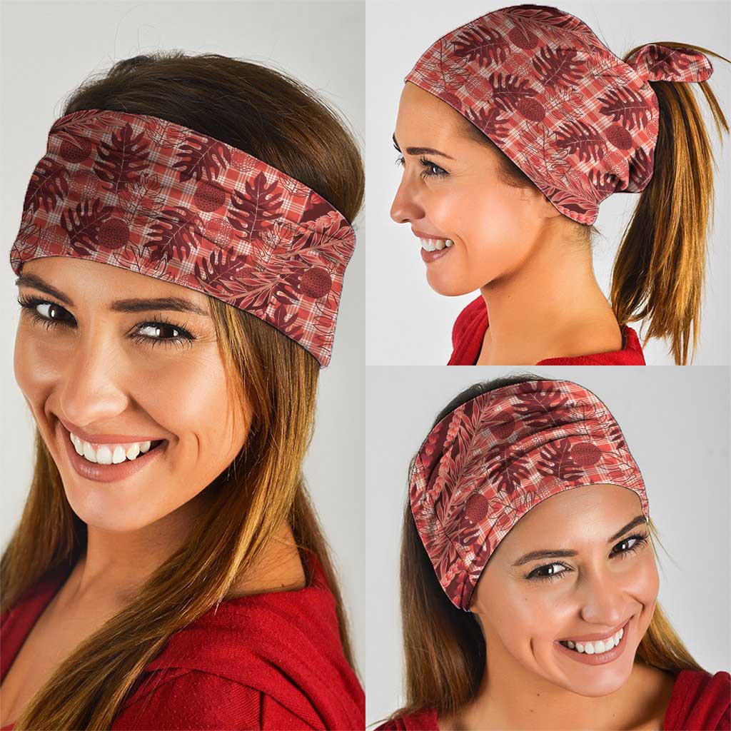 Hawaii Breadfruit Palaka Neck Gaiter Ulaula Maile Lei - Polynesian Pride