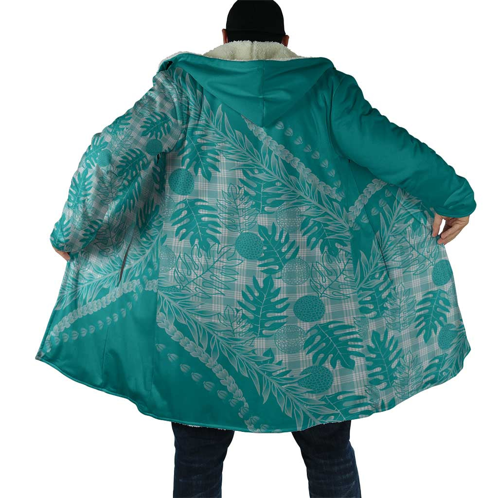 Hawaii Breadfruit Palaka Cloak Polu Opal Maile Lei - Polynesian Pride