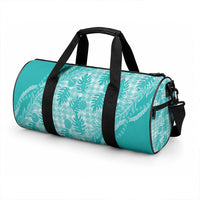Hawaii Breadfruit Palaka Duffle Bag Polu Opal Maile Lei LT9 - Polynesian Pride