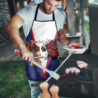 American Samoa Heart Tribal Personalized Apron Polynesian Patterns