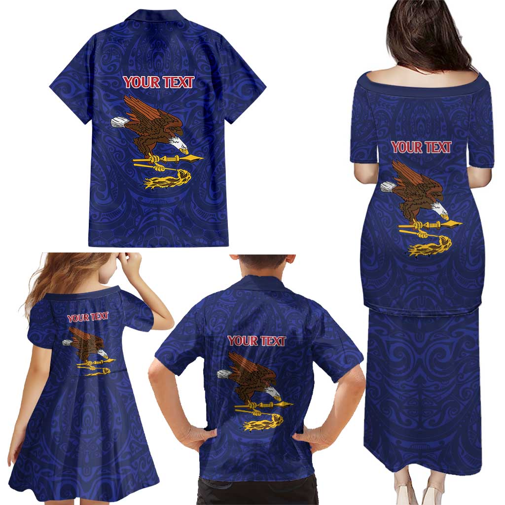 American Samoa Heart Tribal Personalized Family Matching Puletasi and Hawaiian Shirt Polynesian Patterns
