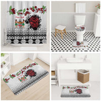 Fiji Heart Tribal Personalised Bathroom Set Polynesian Patterns