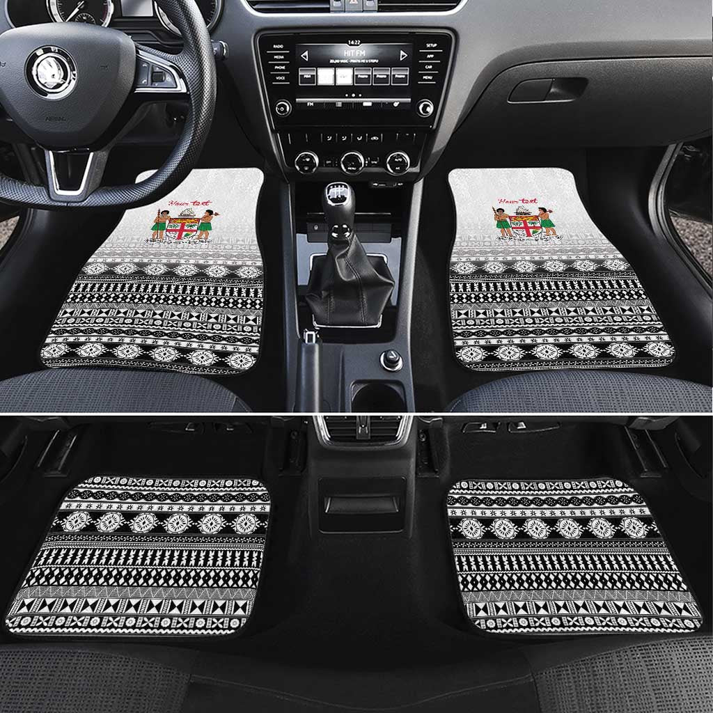 Fiji Heart Tribal Personalised Car Mats Polynesian Patterns
