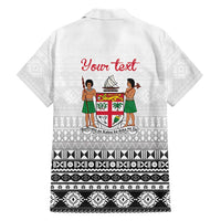Fiji Heart Tribal Personalised Family Matching Mermaid Dress and Hawaiian Shirt Polynesian Patterns