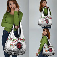 Fiji Heart Tribal Personalised Grocery Bag Polynesian Patterns