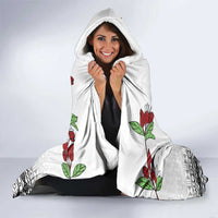 Fiji Heart Tribal Personalised Hooded Blanket Polynesian Patterns