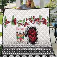Fiji Heart Tribal Personalised Quilt Polynesian Patterns