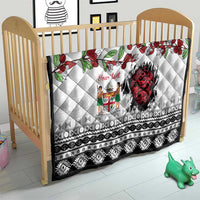 Fiji Heart Tribal Personalised Quilt Polynesian Patterns