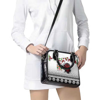 Fiji Heart Tribal Personalised Shoulder Handbag Polynesian Patterns