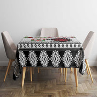 Fiji Heart Tribal Personalised Tablecloth Polynesian Patterns
