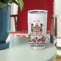 Fiji Heart Tribal Personalised Tumbler Cup Polynesian Patterns