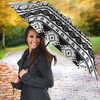 Fiji Heart Tribal Personalised Umbrella Polynesian Patterns