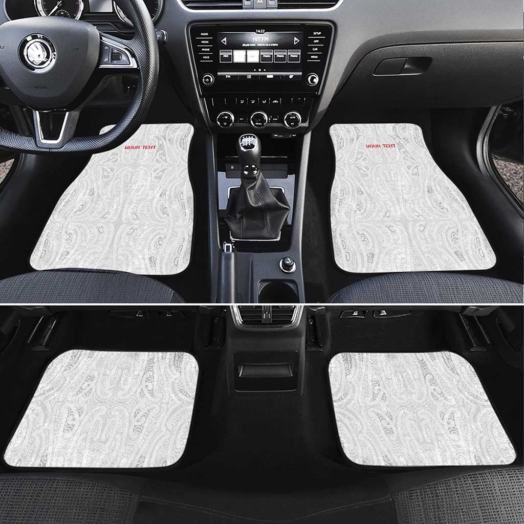 New Zealand Maori Heart Tribal Personalised Car Mats Polynesian Patterns