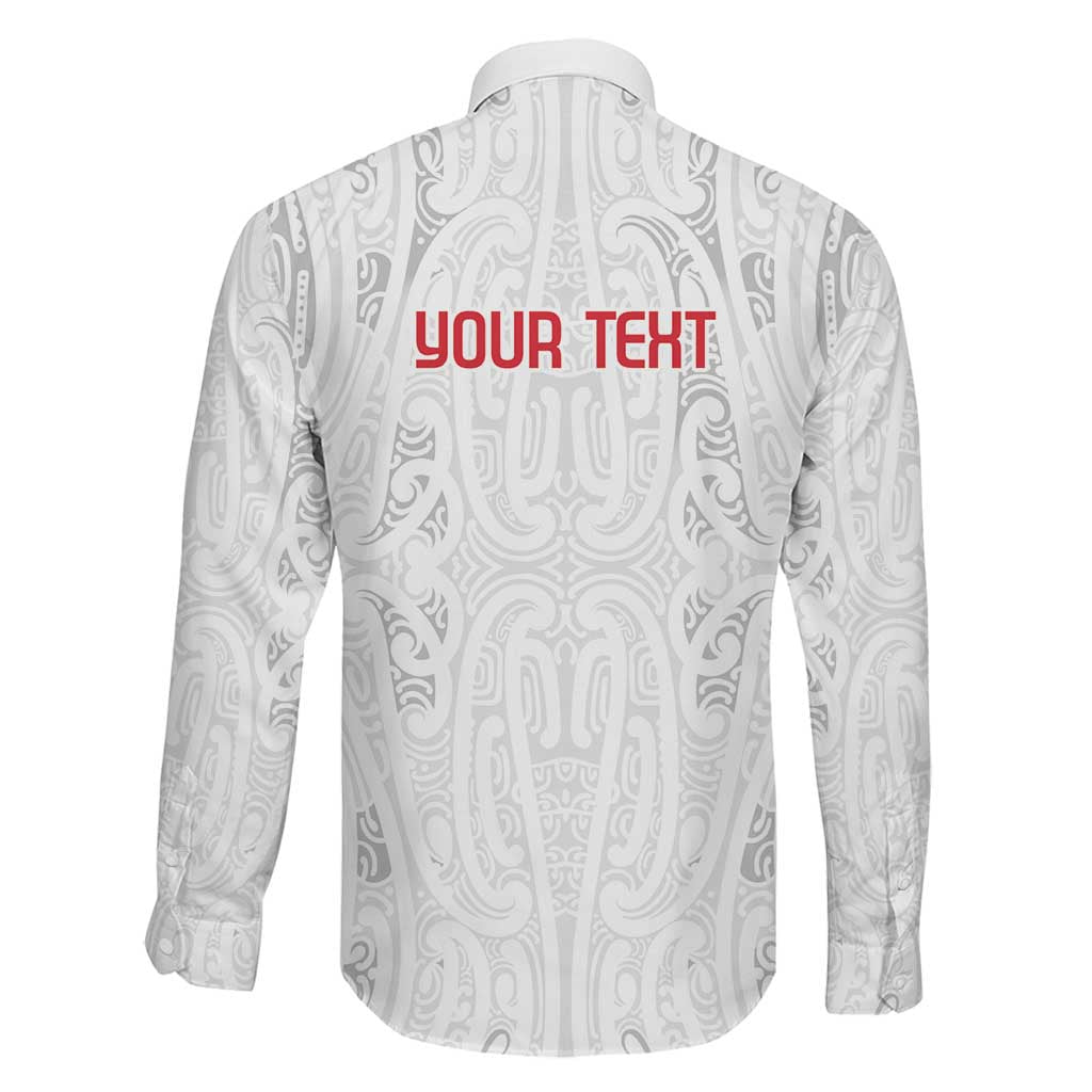 New Zealand Maori Heart Tribal Personalised Family Matching Short Sleeve Bodycon Dress and Hawaiian Shirt Polynesian Patterns LT9 - Polynesian Pride
