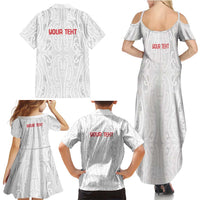 New Zealand Maori Heart Tribal Personalised Family Matching Summer Maxi Dress and Hawaiian Shirt Polynesian Patterns LT9 - Polynesian Pride
