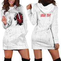 New Zealand Maori Heart Tribal Personalised Hoodie Dress Polynesian Patterns