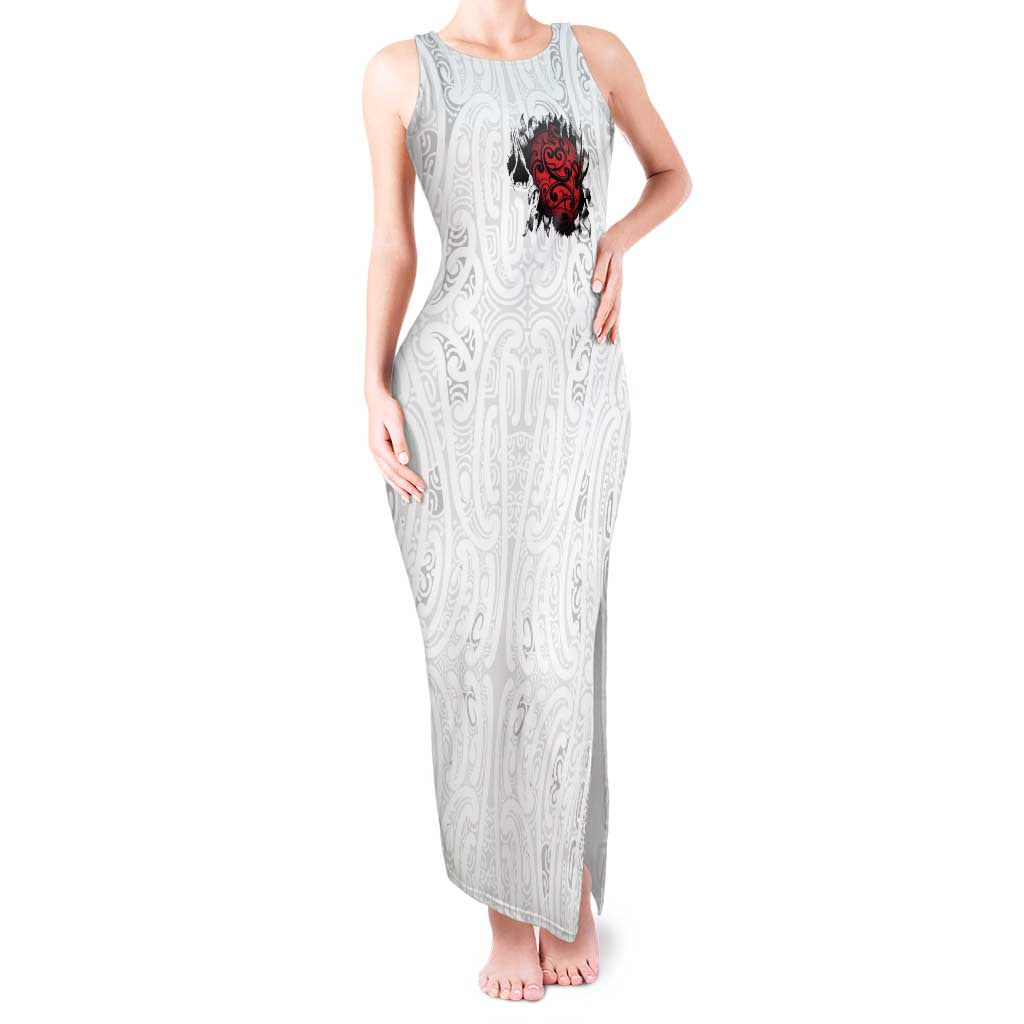 New Zealand Maori Heart Tribal Personalised Tank Maxi Dress Polynesian Patterns