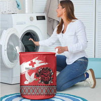 Tonga Heart Tribal Personalised Laundry Basket Polynesian Patterns