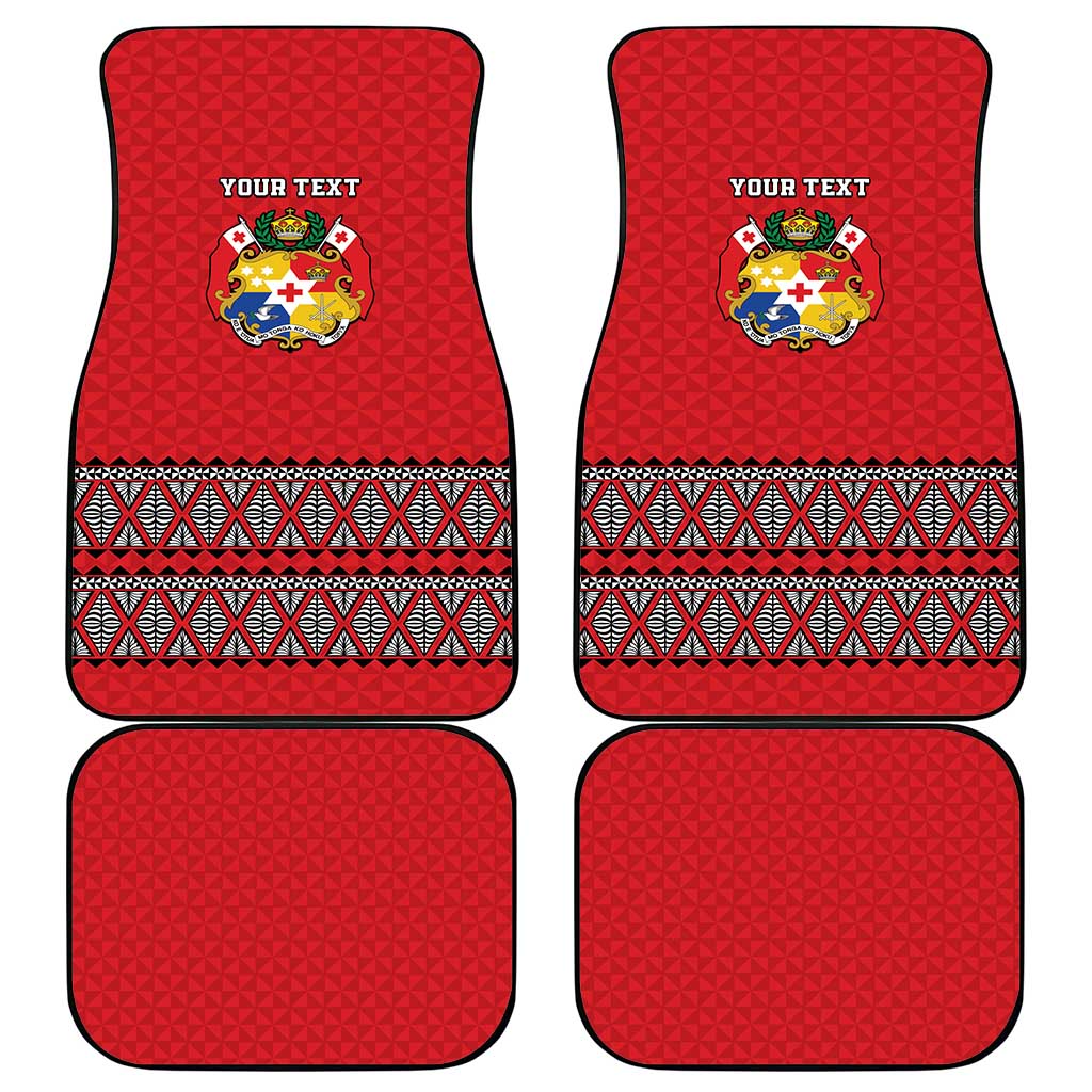 Tonga Heart Tribal Personalised Car Mats Polynesian Patterns