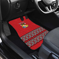 Tonga Heart Tribal Personalised Car Mats Polynesian Patterns