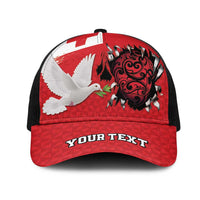 Tonga Heart Tribal Personalised Mesh Trucker Cap Polynesian Patterns