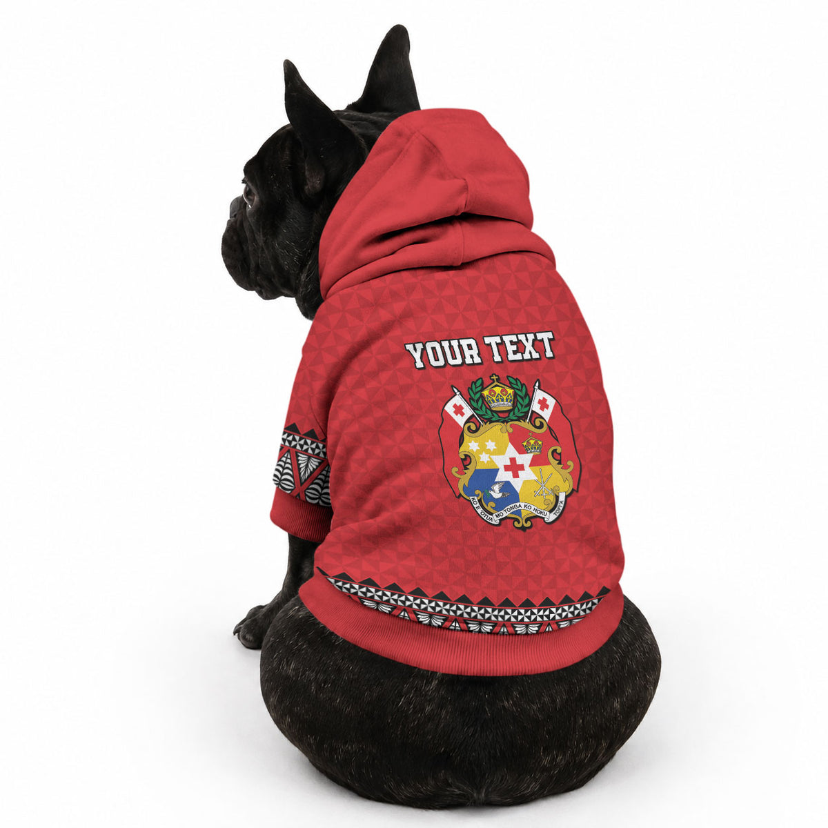 Tonga Heart Tribal Personalised Pet Hoodie Polynesian Patterns LT9 - Polynesian Pride