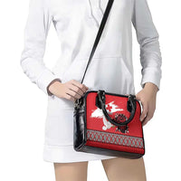 Tonga Heart Tribal Personalised Shoulder Handbag Polynesian Patterns