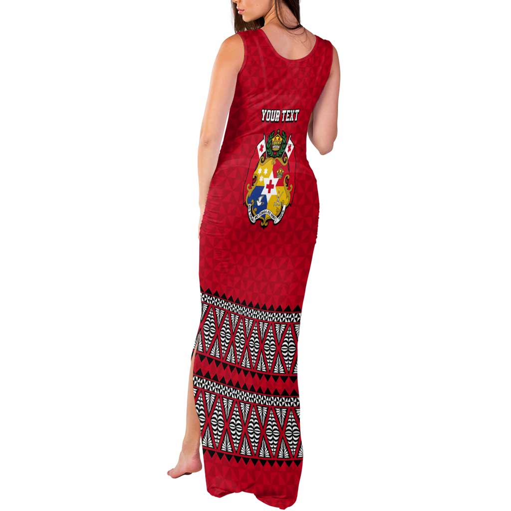 Tonga Heart Tribal Personalised Tank Maxi Dress Polynesian Patterns