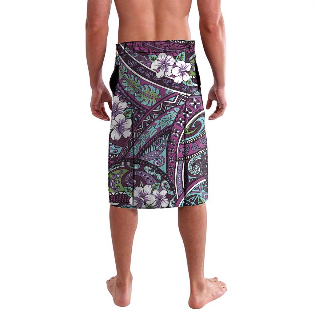 Personalised Hawaii Tribal Humpback Whale Lavalava Poni Hibiscus Seamless Pattern
