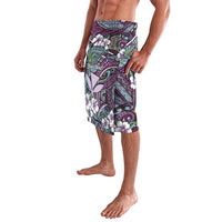 Personalised Hawaii Tribal Humpback Whale Lavalava Poni Hibiscus Seamless Pattern