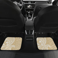 Custom Indo Fijians Car Mats Fiji ke Hindustani Polyneisan Paisley Beige Style