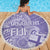 Custom Indo Fijians Beach Blanket Fiji ke Hindustani Polyneisan Paisley Purple Style