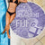 Custom Indo Fijians Beach Blanket Fiji ke Hindustani Polyneisan Paisley Purple Style