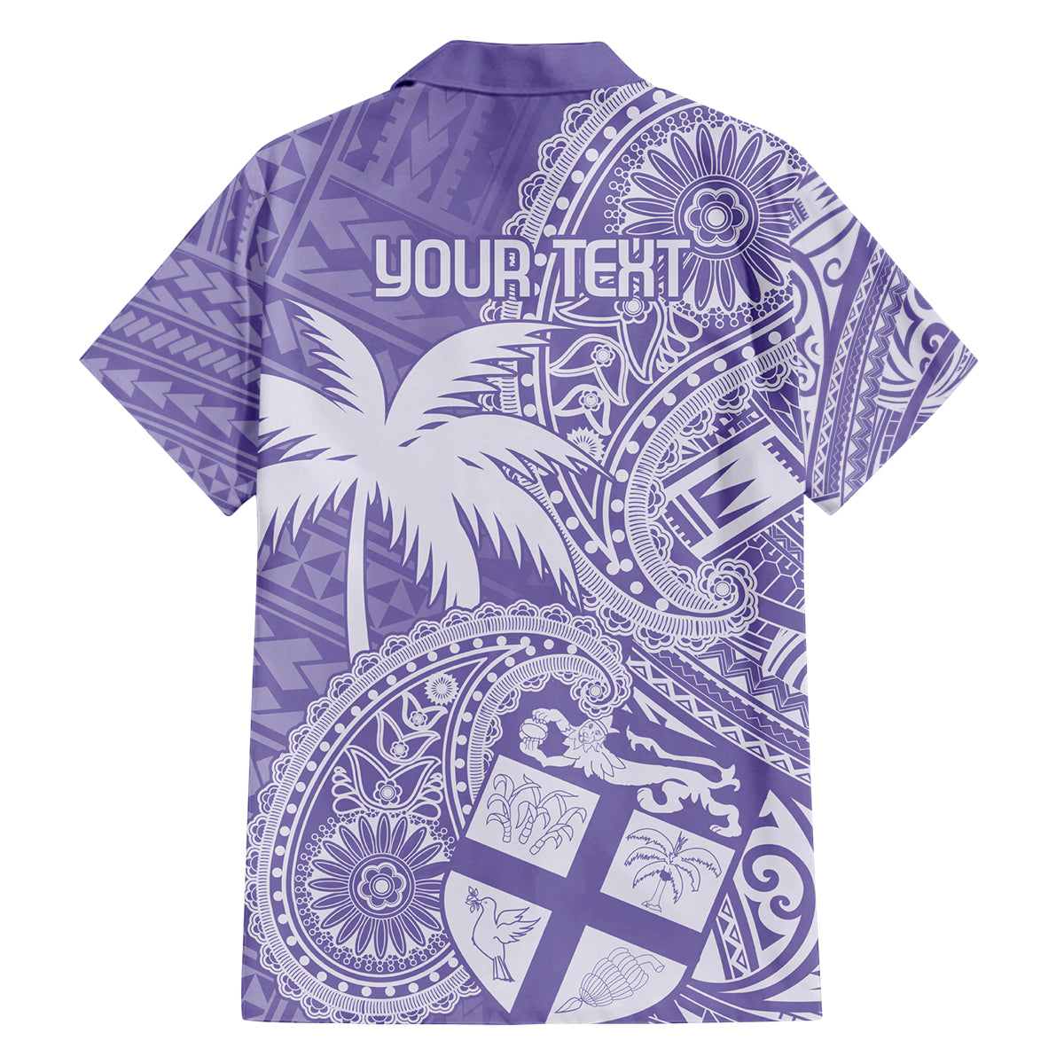 Custom Indo Fijians Family Matching Tank Maxi Dress and Hawaiian Shirt Fiji ke Hindustani Polyneisan Paisley Purple Style LT9 - Polynesian Pride
