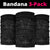 Queensland Maori Rugby Nga Hau e Wha Neck Gaiter Black Motif - Polynesian Pride