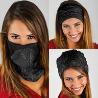 Queensland Maori Rugby Nga Hau e Wha Neck Gaiter Black Motif - Polynesian Pride